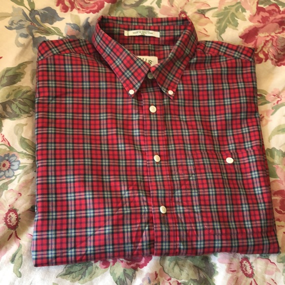 Vintage ORVIS Size XXL Lumberjack Plaid ButtonFront & Button Collar 100% Cotton - Picture 15 of 16